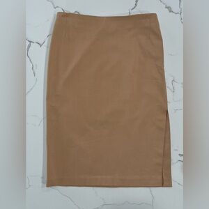 Tan Mid Length Skirt Size 0